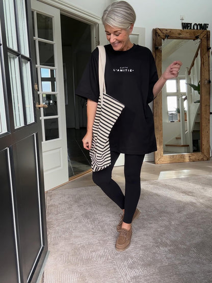 CREW RUB PRIT T - SHIRT HL - LifeStyle Hedensted