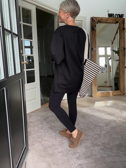 CREW RUB PRIT T - SHIRT HL - LifeStyle Hedensted