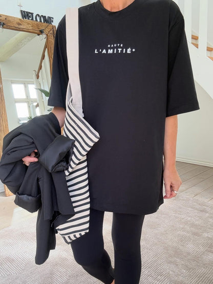 CREW RUB PRIT T - SHIRT HL - LifeStyle Hedensted