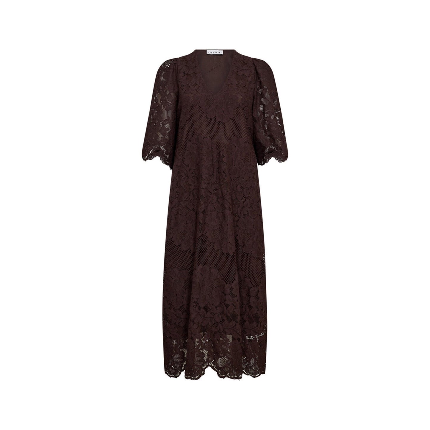 CURVEY LACE HEM KJOLE HL - LifeStyle Hedensted