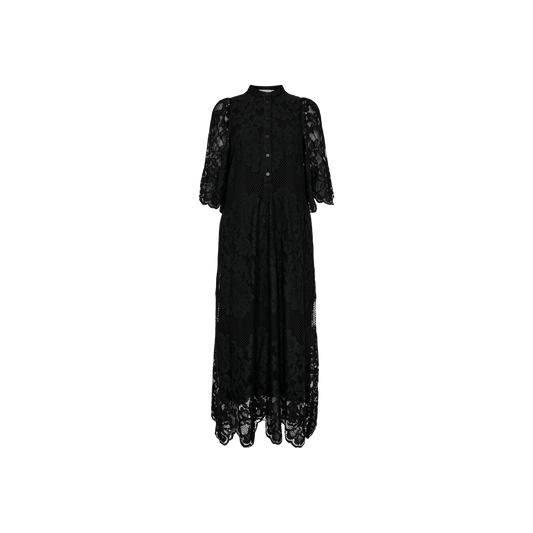 CURVEY LACE HEM PLACKET KJOLE HL - LifeStyle Hedensted
