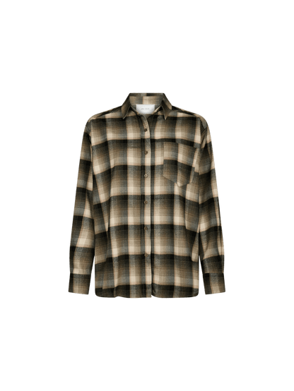 DALMA FLANNEL CHECK SKJORTE NN (267) - LifeStyle Hedensted