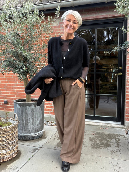 DELL SS CARDIGAN SORT BC (62) - LifeStyle Hedensted