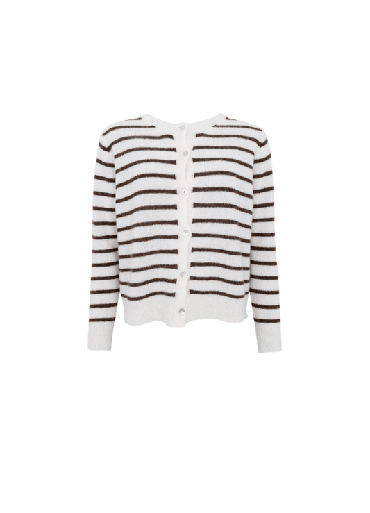 DELL STRIPED KNIT CARDIGAN BC - LifeStyle Hedensted