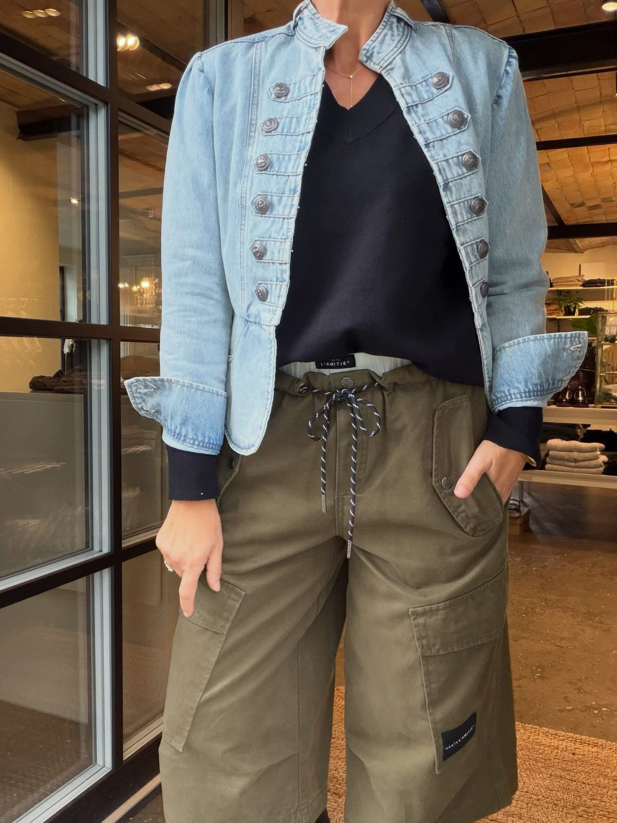 DENIM UNIFORM JAKKE HL (105) - LifeStyle Hedensted
