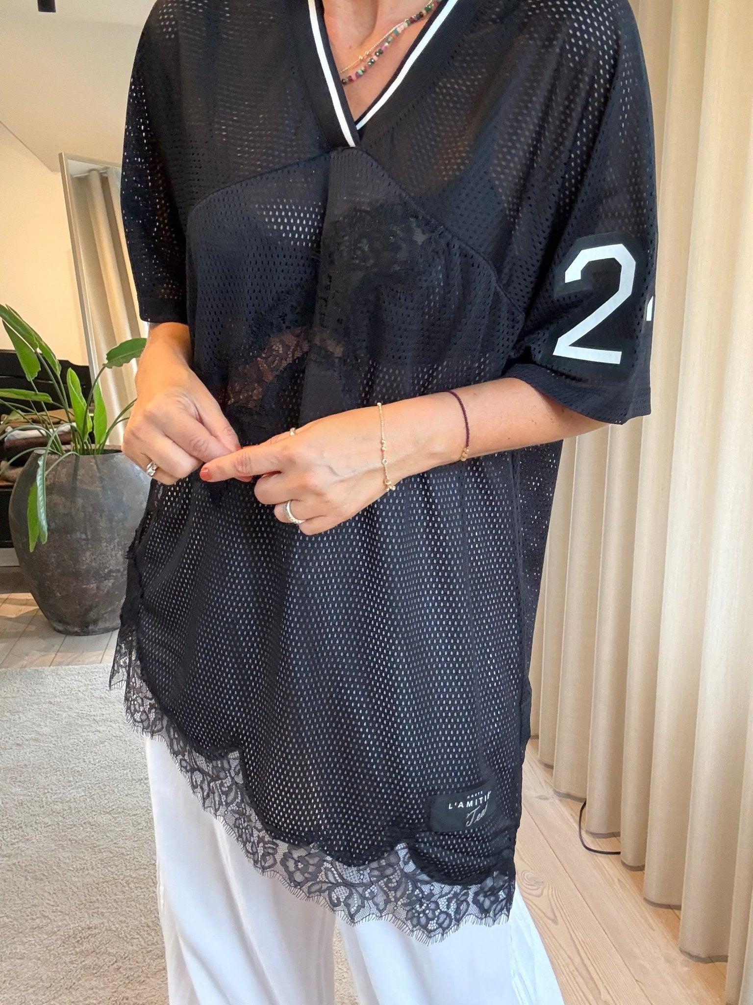 DRIFT ASYM LACE TEE HL - LifeStyle Hedensted
