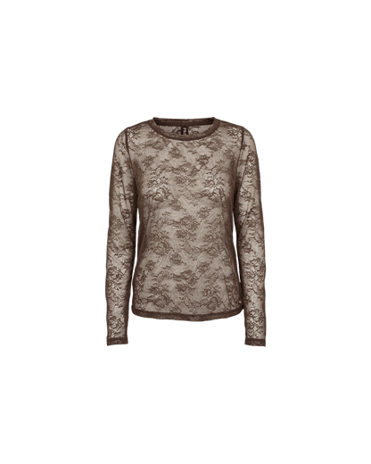ELANA T-SHIRT BRUN PP - LifeStyle Hedensted