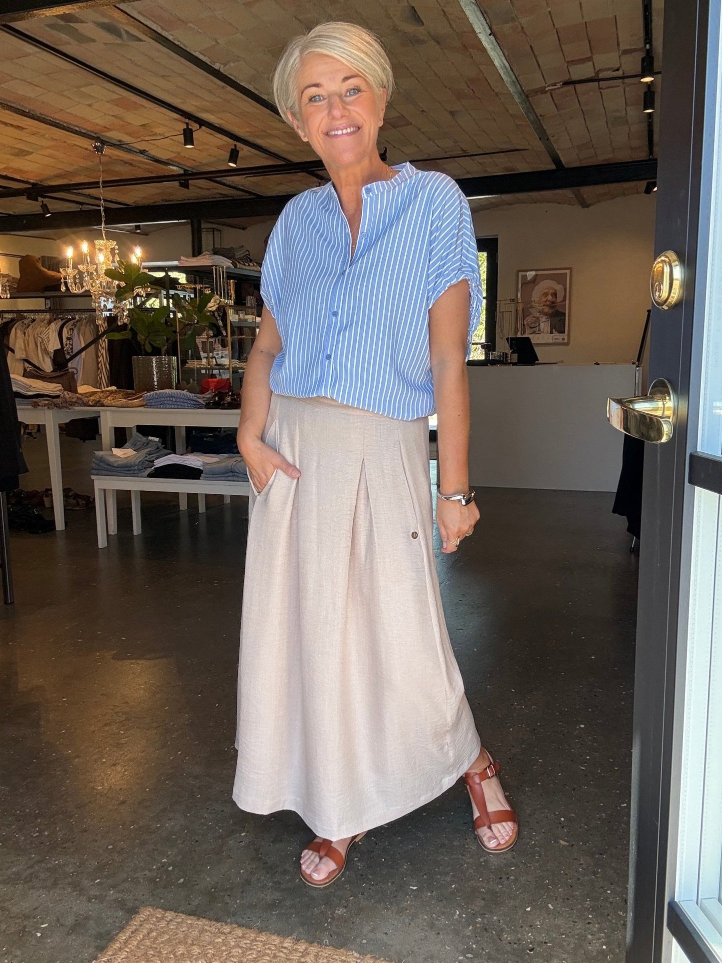 ENGLANA STRIPE BLUSE NN - LifeStyle Hedensted