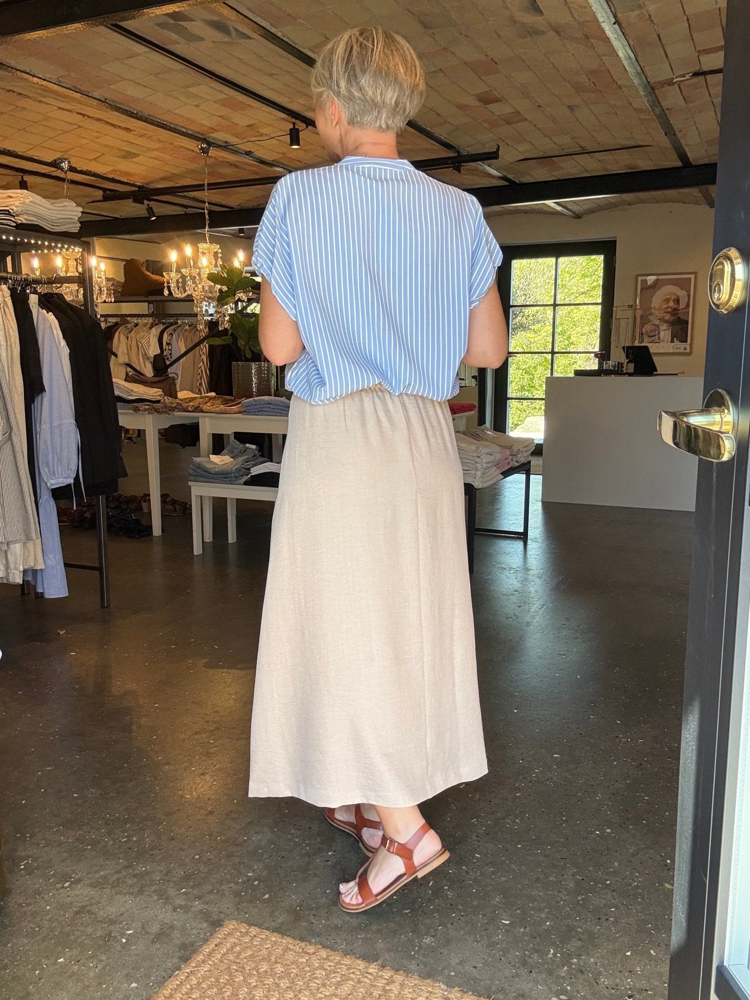 ENGLANA STRIPE BLUSE NN - LifeStyle Hedensted