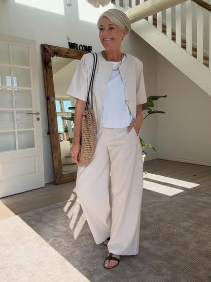 ESSIALL LINEN PANTS NN - LifeStyle Hedensted