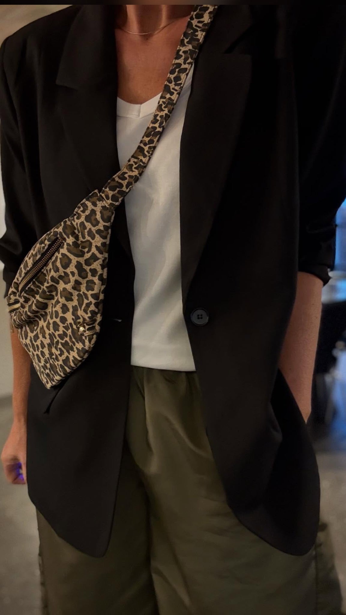 FAVA OVERSIZE BLAZER EN KNAP ICHI - LifeStyle Hedensted