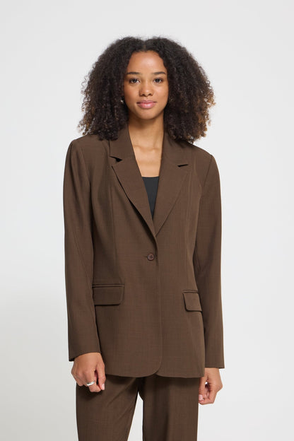 FAVA OVERSIZE BLAZER EN KNAP ICHI - LifeStyle Hedensted