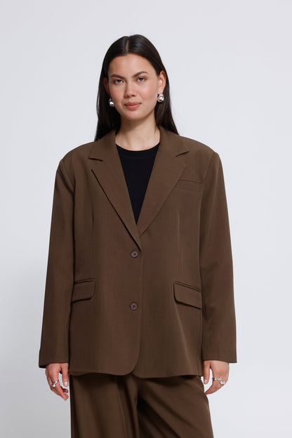 FAVA OVERSIZE LONG BLAZER ICHI - LifeStyle Hedensted