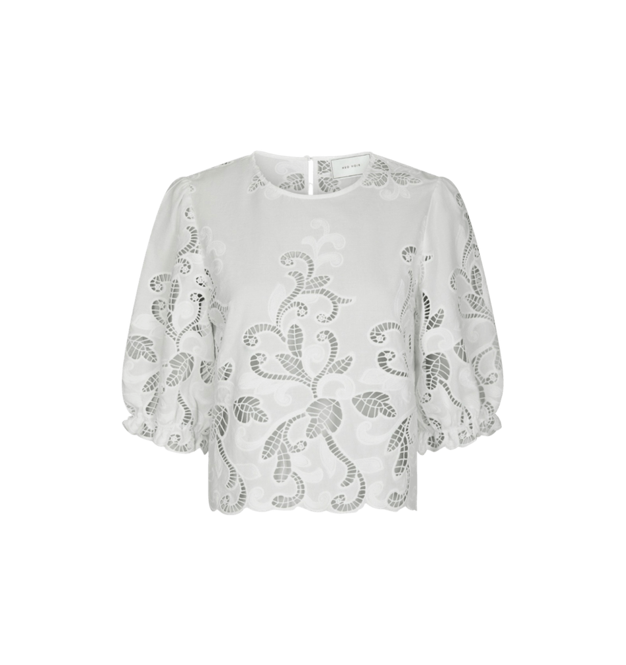 FIA EMBROIDERY BLUSE - LifeStyle Hedensted
