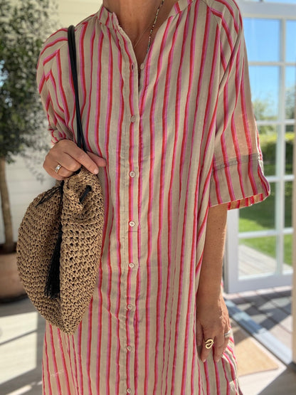 FOXA 2/4 MIDI STRIPE KJOLE ICHI - LifeStyle Hedensted