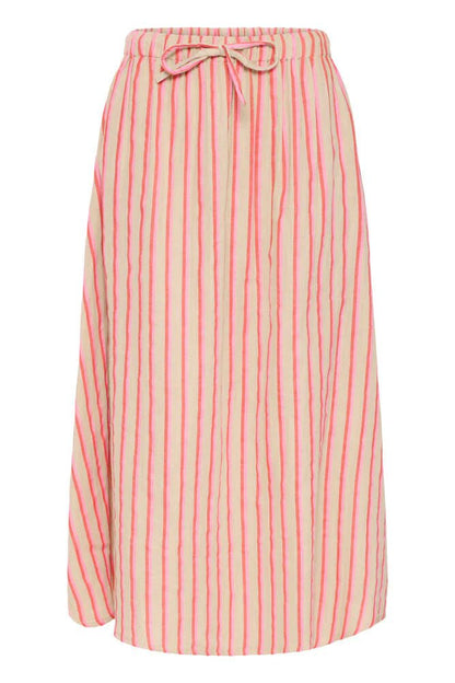 FOXA MIDI SKIRT STRIBE ICHI - LifeStyle Hedensted