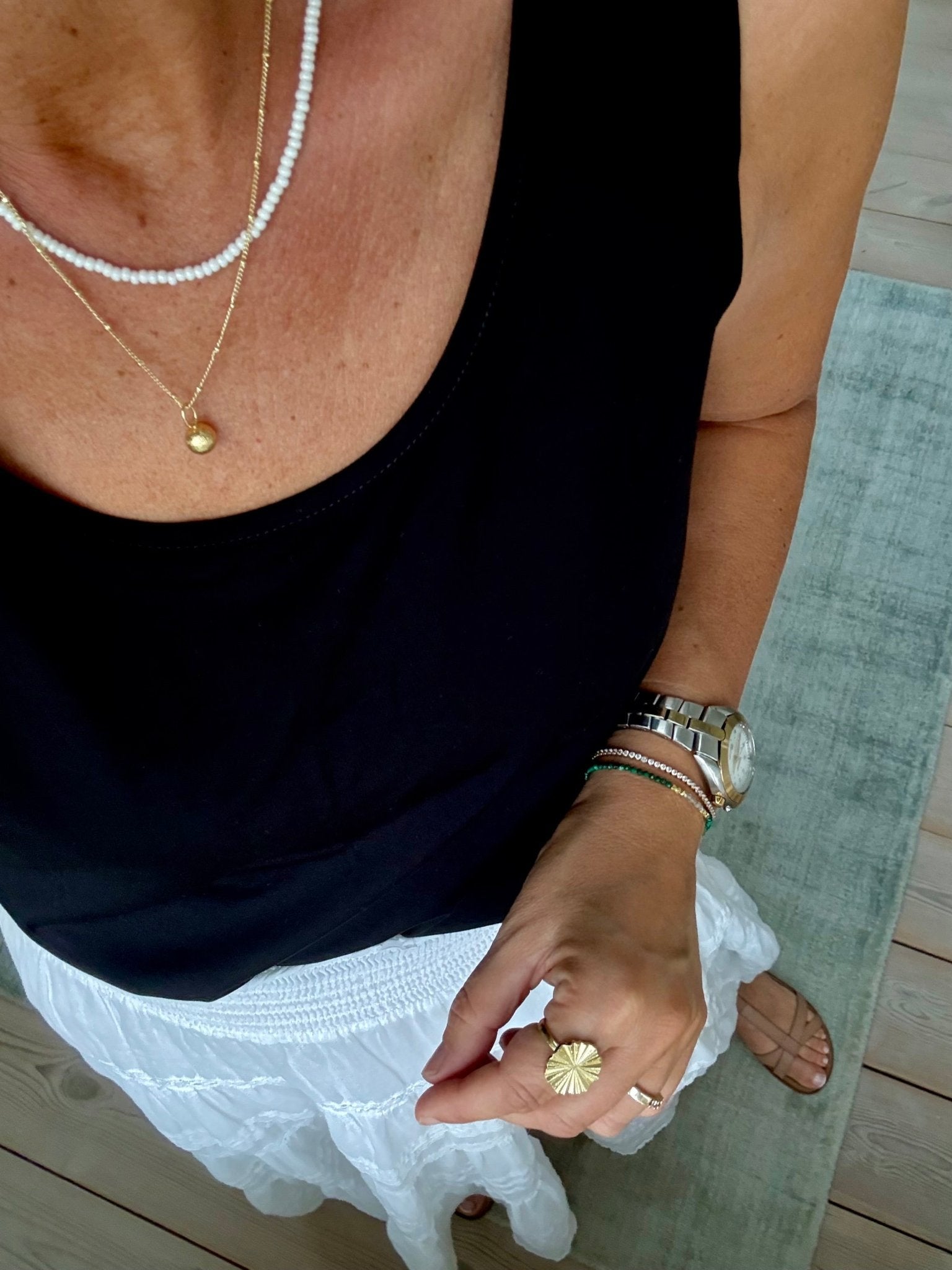 HALSKÆDE MED KUGLER PURE BY NAT - LifeStyle Hedensted