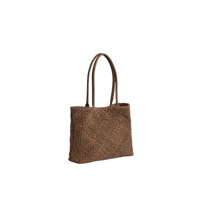 HÅNDFLETTET RUSKINDS - HÅNDTASKE/17074 - LifeStyle Hedensted