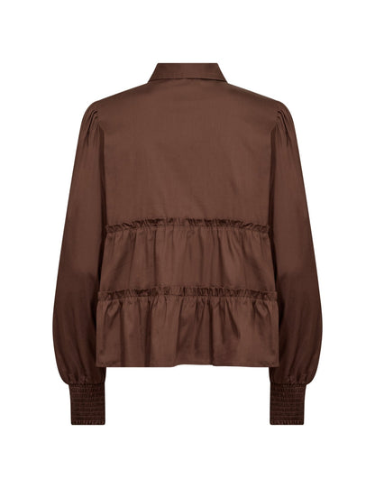 ISLA SOLID 95 SKJORTE BRUN LR (S9) - LifeStyle Hedensted