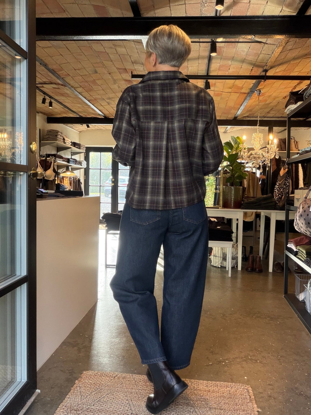 JAYLIN FLANNEL CHECK SKJORTE NN (281) - LifeStyle Hedensted
