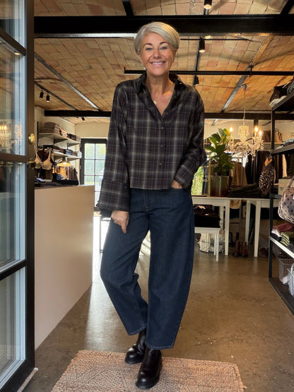 JAYLIN FLANNEL CHECK SKJORTE NN (281) - LifeStyle Hedensted