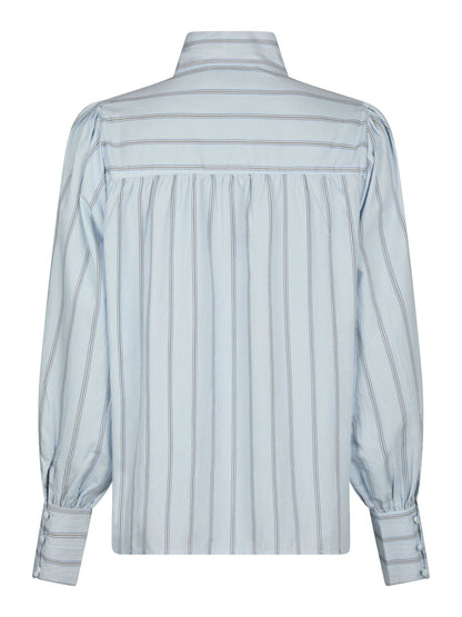 JAZ BOW STRIBET BLOUSE NN - LifeStyle Hedensted