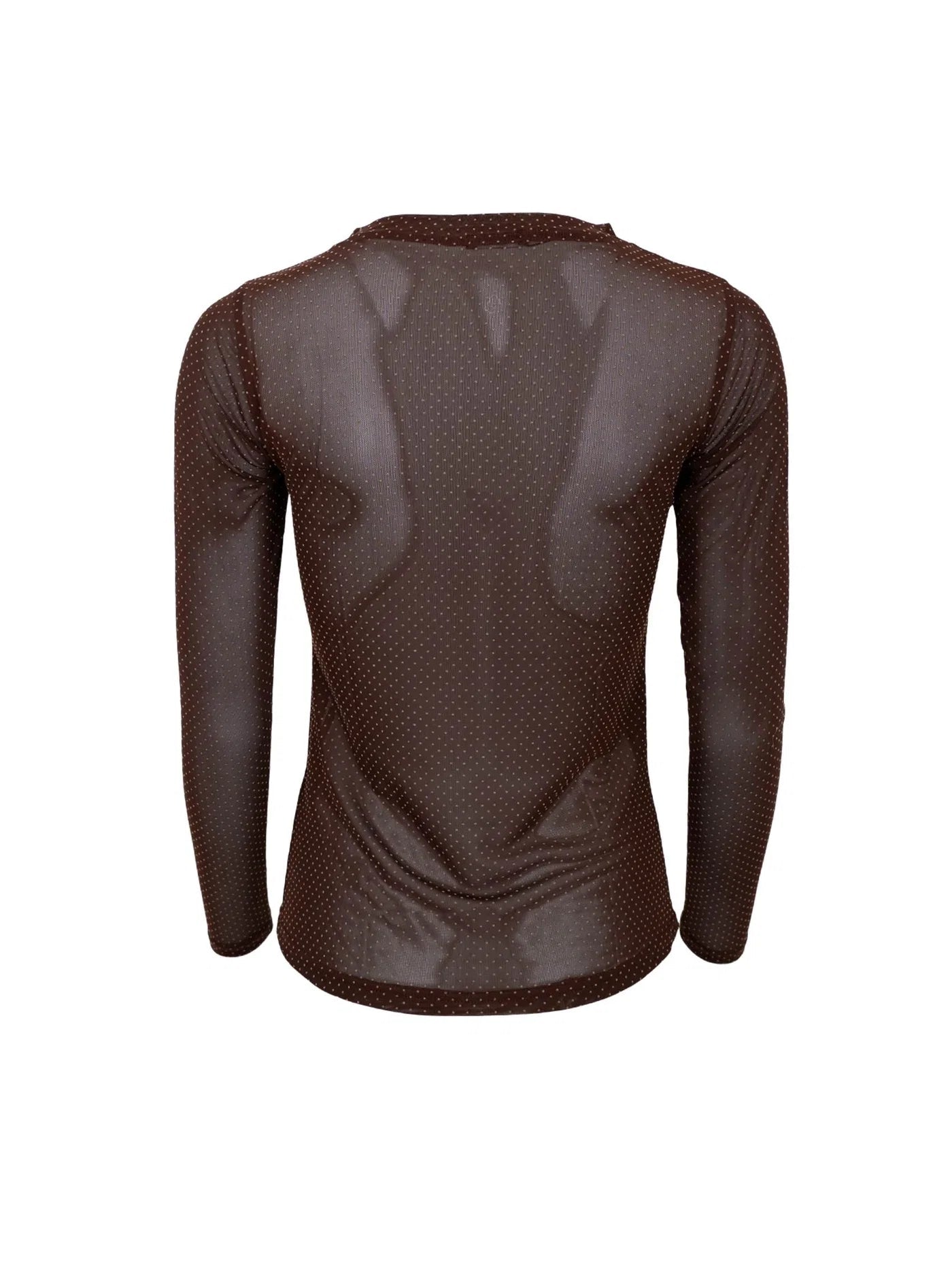 JESSIE MESH BLOUSE BRUN BC (71) - LifeStyle Hedensted