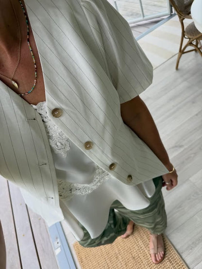 JULES SUMMER STRIBE BLOUSE NN - LifeStyle Hedensted