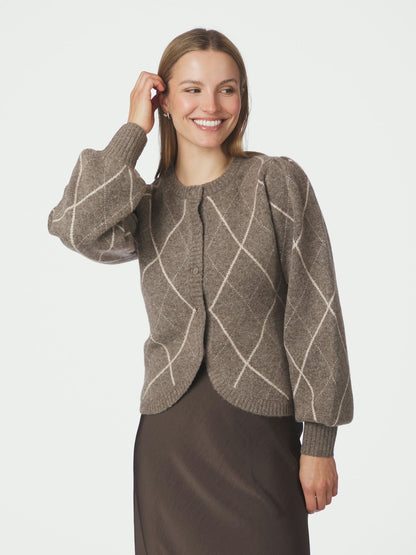 KOTEAS CHECK STRIK CARDIGAN NN - LifeStyle Hedensted