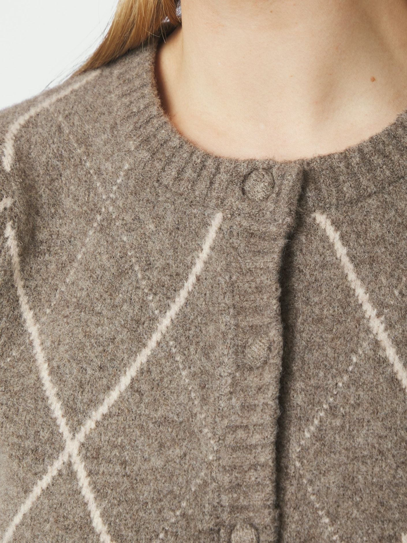 KOTEAS CHECK STRIK CARDIGAN NN - LifeStyle Hedensted