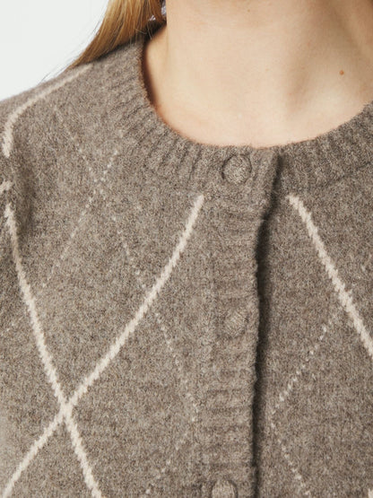 KOTEAS CHECK STRIK CARDIGAN NN - LifeStyle Hedensted