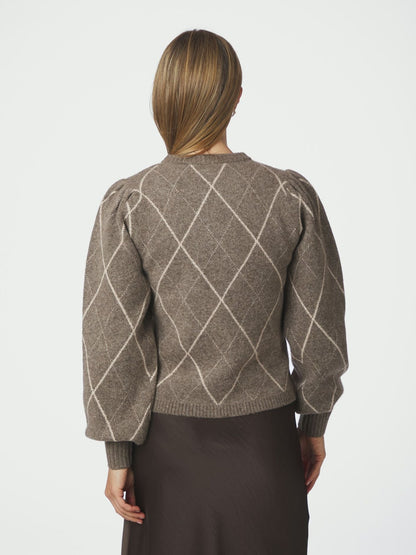 KOTEAS CHECK STRIK CARDIGAN NN - LifeStyle Hedensted