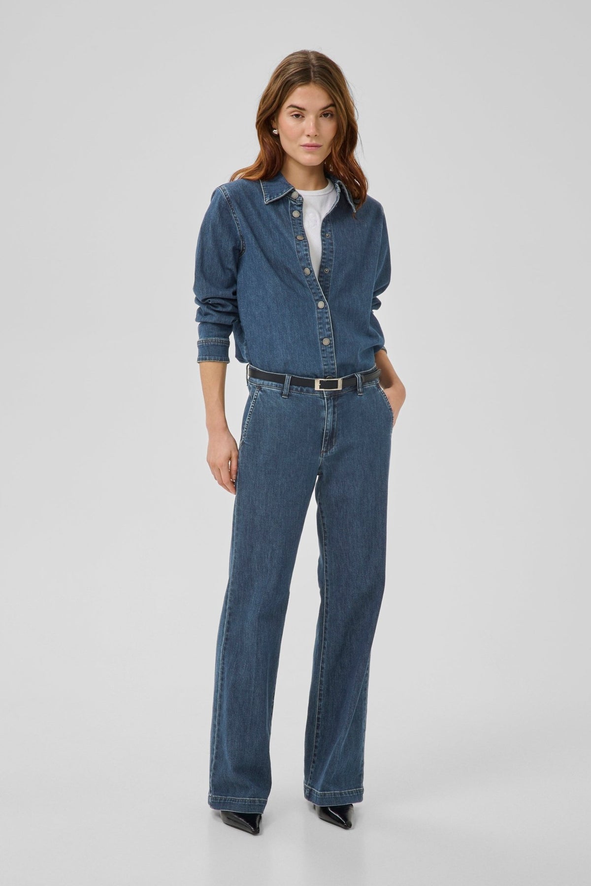 LARA 115 WIDE JEANS 30 MEW (211) - LifeStyle Hedensted