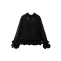 LATANIETTA BLUSE NE SORT (312)