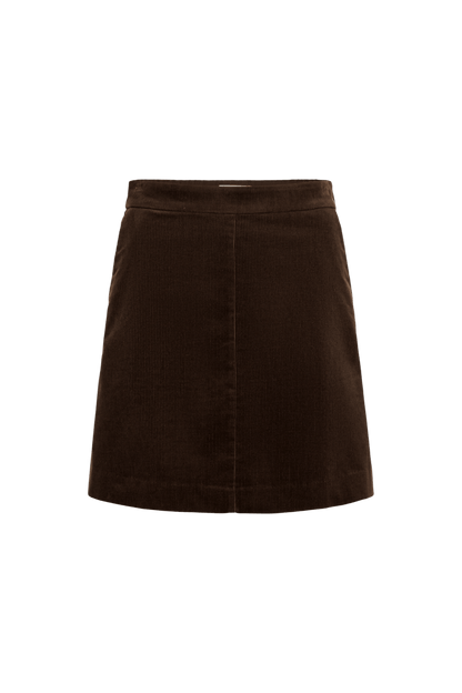 LINGS SKIRT MØRK BRUN PT - LifeStyle Hedensted