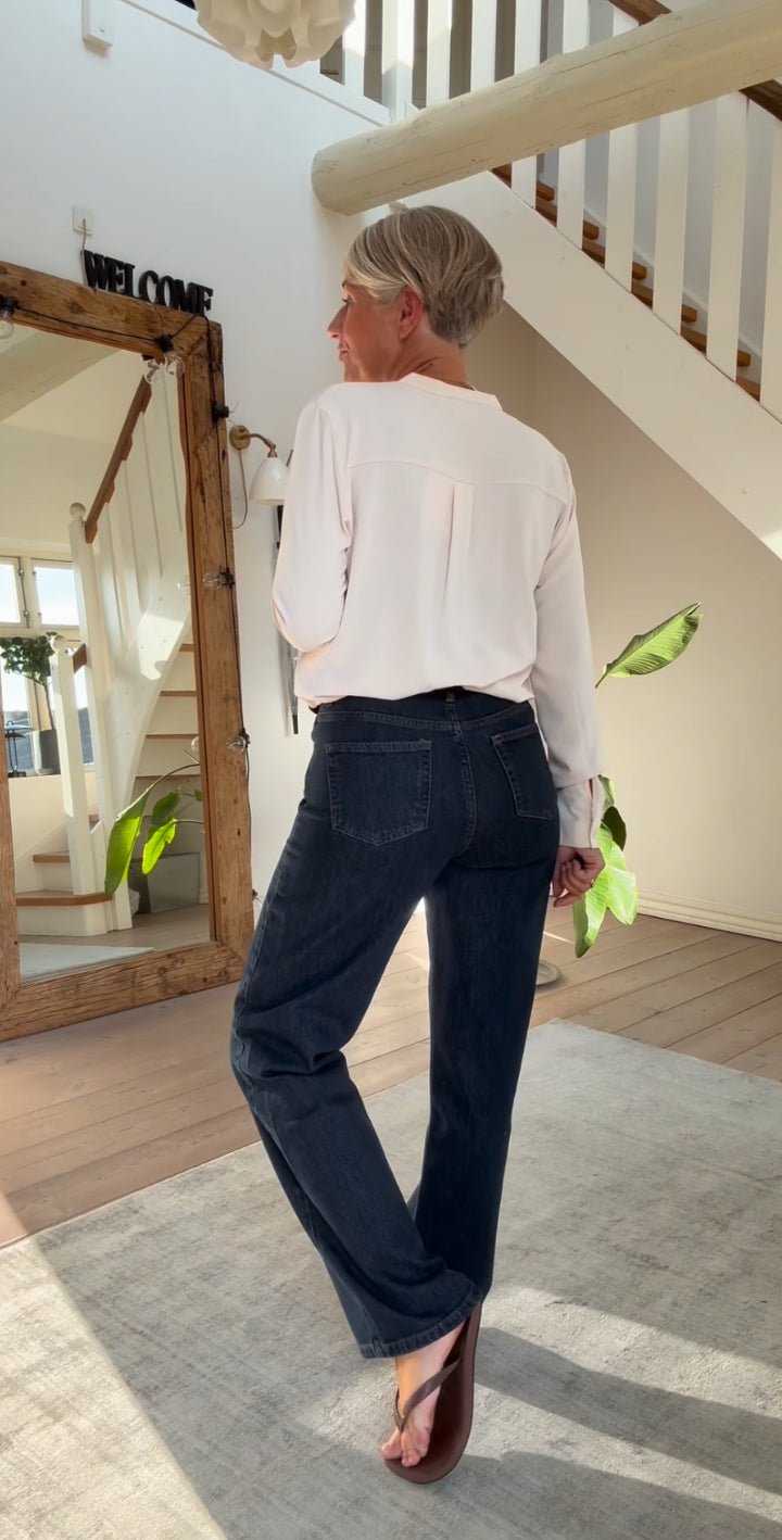 LOUIS 139 HIGH WIDE JEANS MEW - LifeStyle Hedensted