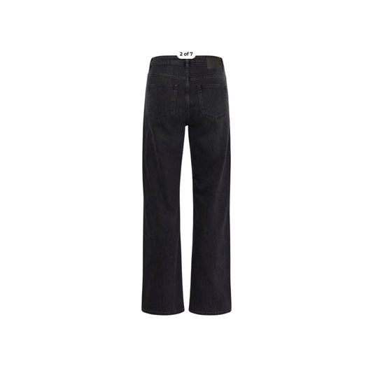 LOUIS 139 HIGH WIDE JEANS MEW BLACH WASH - LifeStyle Hedensted
