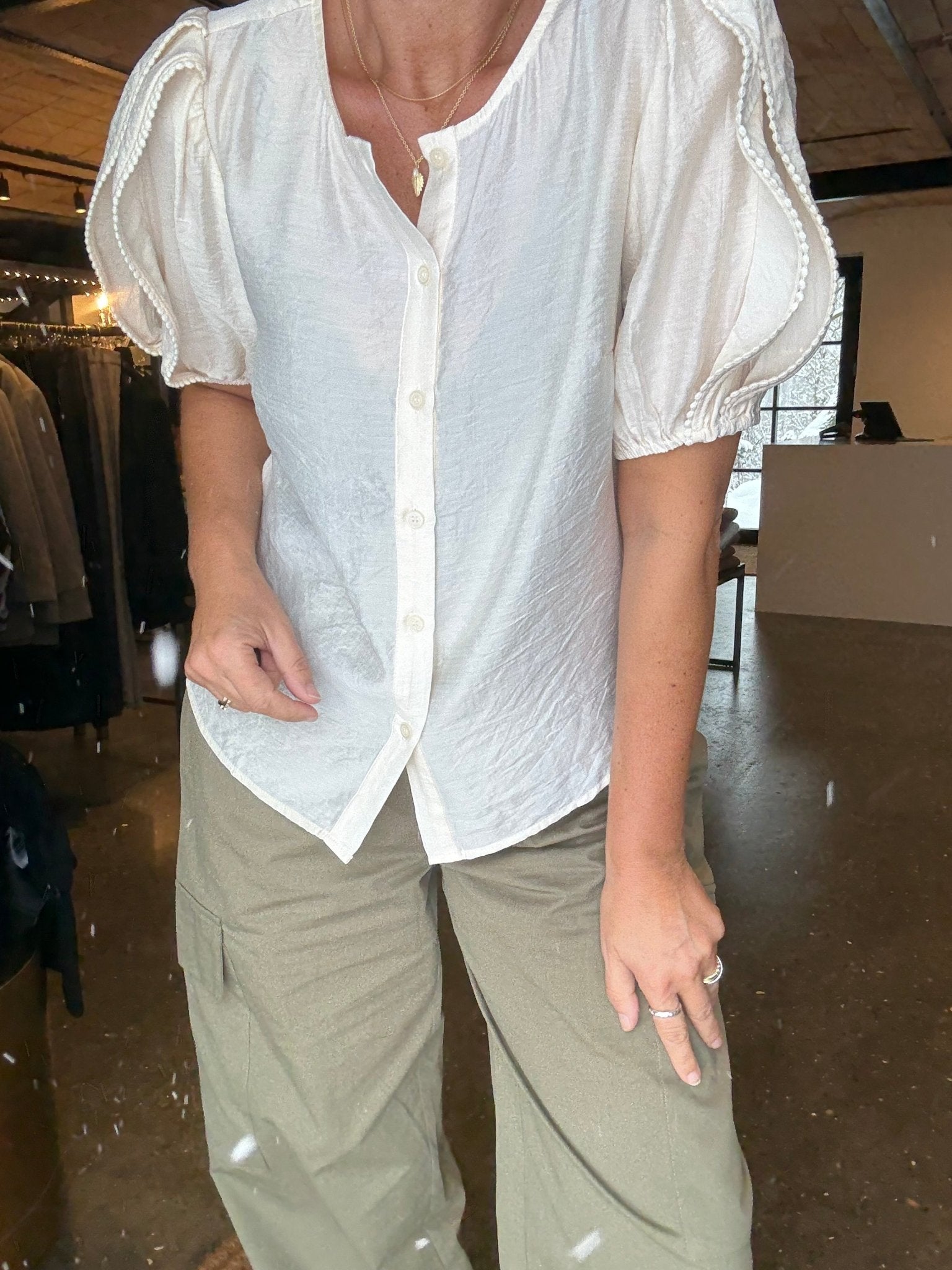 LOVE1377 SKJORTEBLUSE L&D - LifeStyle Hedensted