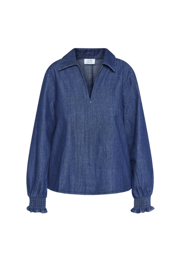 LOVE1391 DENIM SKJORTE L&D - LifeStyle Hedensted