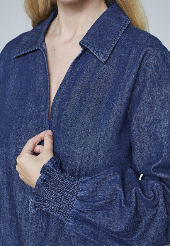 LOVE1391 DENIM SKJORTE L&D - LifeStyle Hedensted