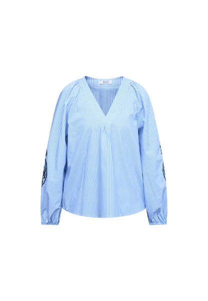 LOVE1529 SKJORTE M. BRODERI L&D - LifeStyle Hedensted