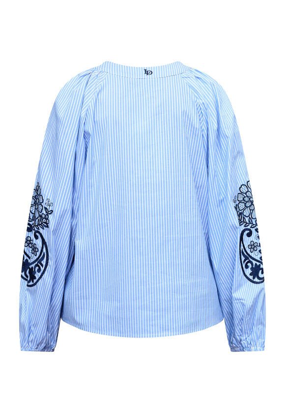 LOVE1529 SKJORTE M. BRODERI L&D - LifeStyle Hedensted