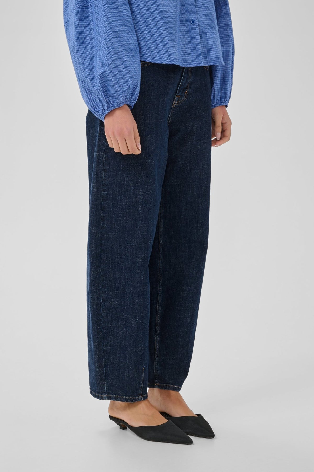 LUCY 187 BARREL JEANS MEW (211) - LifeStyle Hedensted