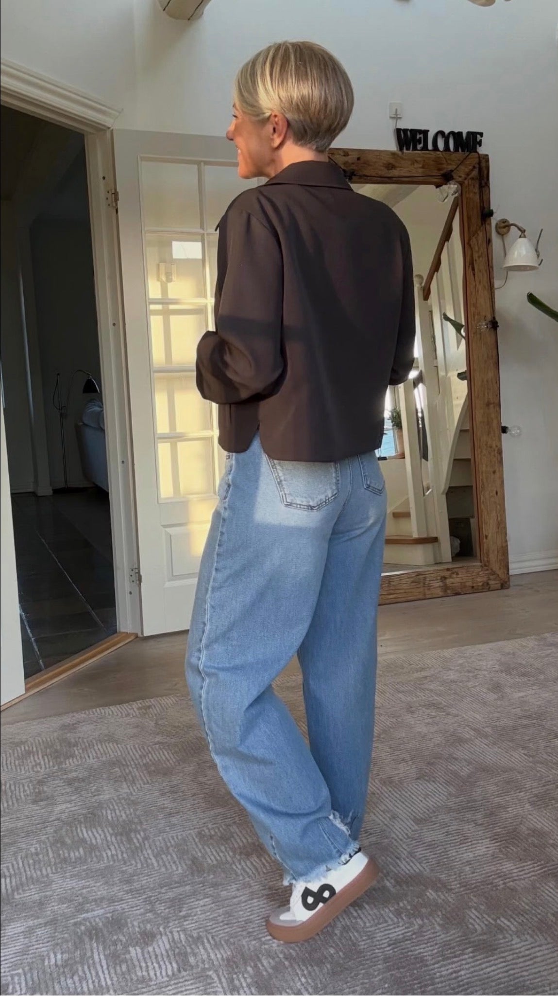 LUCY LOOSE BALLOON JEANS MEW - LifeStyle Hedensted