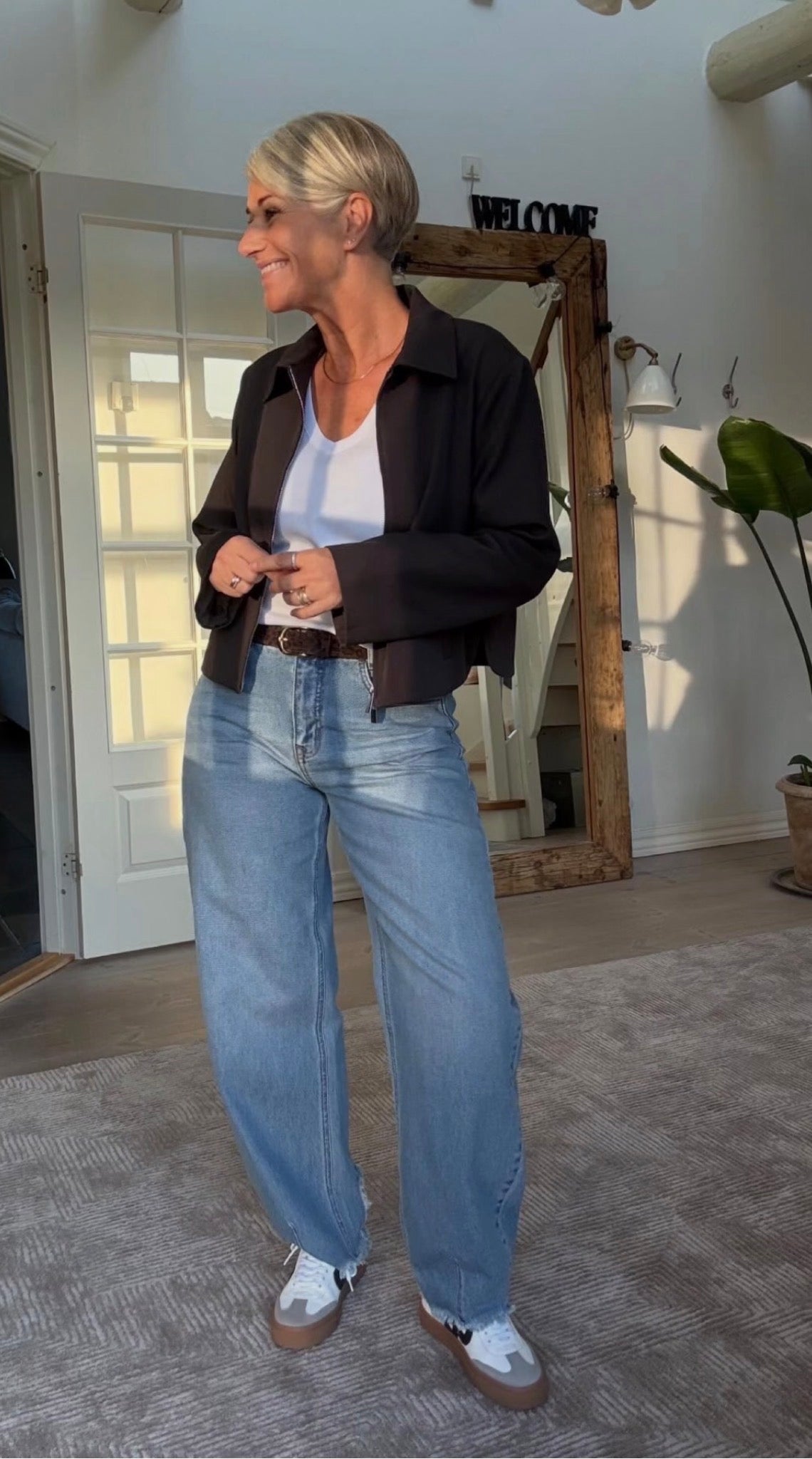 LUCY LOOSE BALLOON JEANS MEW - LifeStyle Hedensted