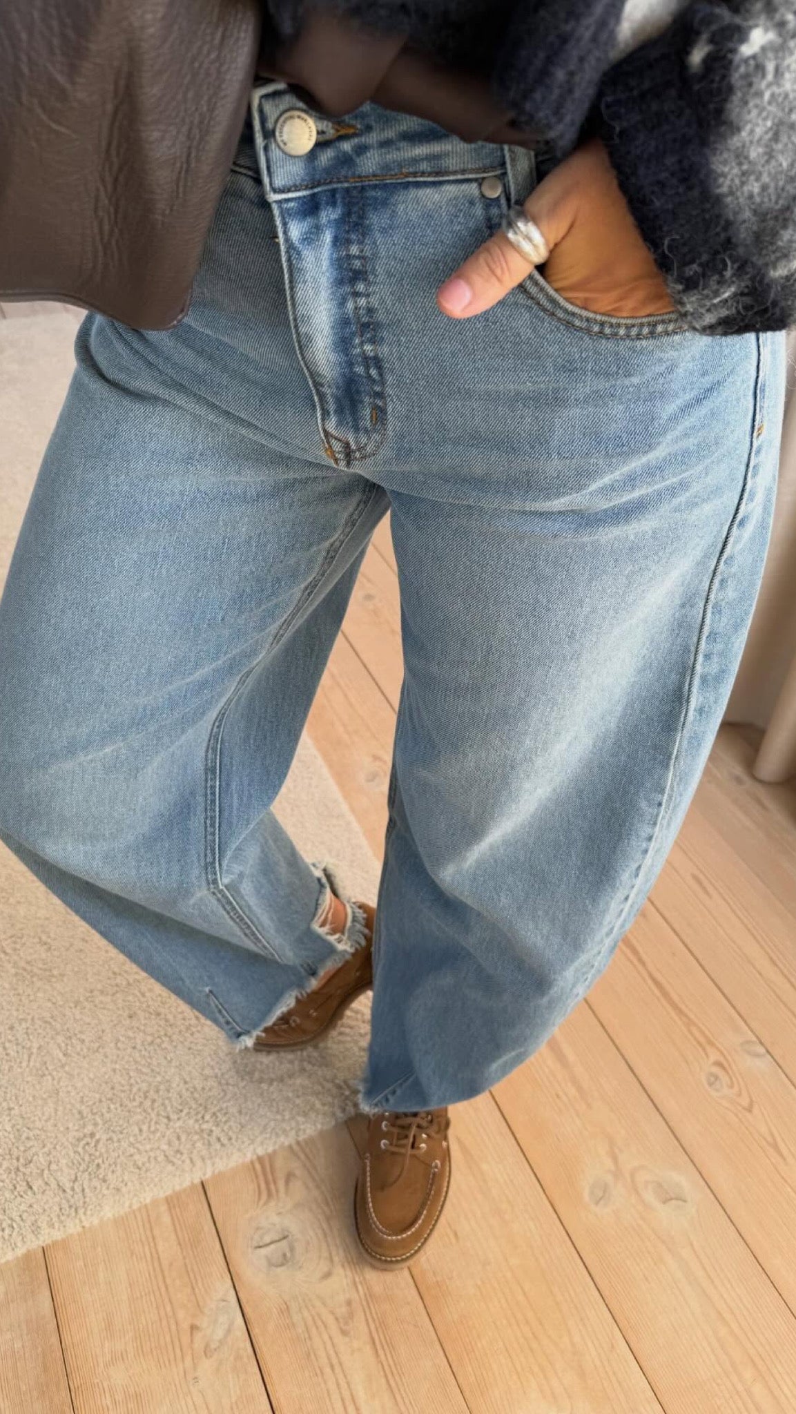 LUCY LOOSE BALLOON JEANS MEW - LifeStyle Hedensted