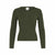 LULS RIB O-NECK LS GRØN ICHI (131)