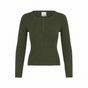 LULS RIB O-NECK LS GRØN ICHI (131)