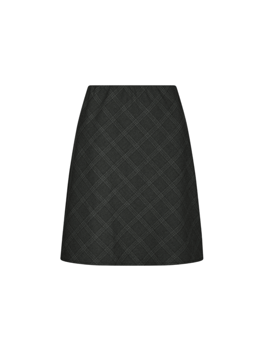 LUNNA CHECK SHORT SKIRT NN - LifeStyle Hedensted