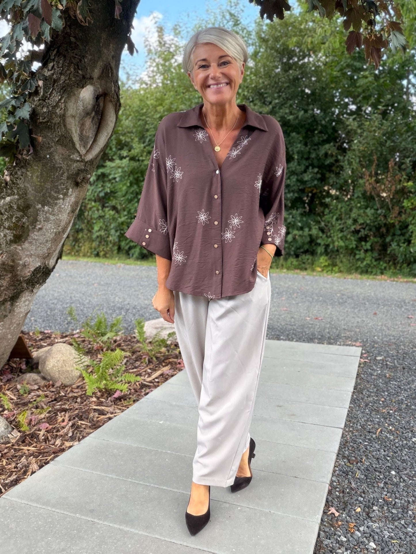 LYDIA BLUSE BRUN PREPAIR (9) - LifeStyle Hedensted